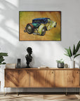 Plakat - Old Car Sepia Illustration 33
