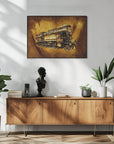 Poster - Train - Sepia Illustration 70