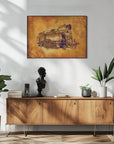 Plakat - Train - Sepia Illustration 73