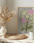Plakat - Flower Market Rome - Admen.dk