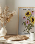 Plakat - Flower Market. London - Admen.dk