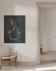 Canvas - Zuzanna and flowers - Admen.dk
