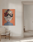 Canvas - Frida (Orange Version) - Admen.dk