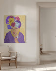 Canvas - Frida and flowers - Admen.dk