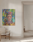 Canvas - Frida and her parrots - Admen.dk