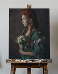 Canvas - Zuzanna and flowers - Admen.dk