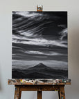 Canvas - Expressive clouds and Mt.Fuji - Admen.dk
