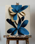 Canvas - Blue Nymphaea - Admen.dk