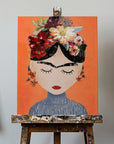 Canvas - Frida (Orange Version) - Admen.dk