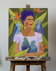 Canvas - Frida and birds - Admen.dk