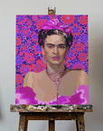 Canvas - Frida in Purple - Admen.dk