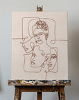 Canvas - Ratio 4x5 Print By Bohonewart 4 - Admen.dk