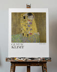 Canvas - The Kiss art (1907–1908) - Gustav Klimt - Admen.dk