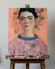 Canvas - Young Frida (Peach) - Admen.dk