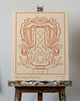 Canvas - Vessel Collection : Blossom (LineArt) - Admen.dk