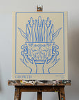 Canvas - Vessel Collection : Growth (LineArt) - Admen.dk
