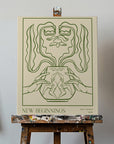 Canvas - Vessel Collection : New Beginnings (LineArt) - Admen.dk