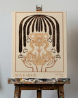 Canvas - Vessel Collection : Sun & Moon (LineArt) - Admen.dk