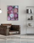 Poster - Arleth ranunculus bouquet in cold pink