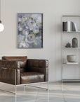 Plakat - Sady painterly florals in violet