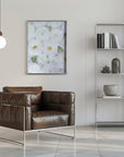 Plakat - Pure white ranunculus