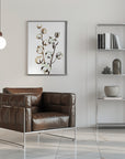 Plakat - Watercolor cotton branch II