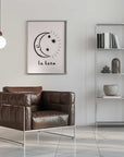 Plakat - La Luna Crescent Moon