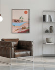 Plakat - Beach Please - Admen.dk
