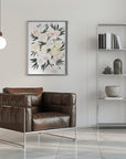 Plakat - Dara bouquet in white