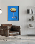 Plakat - Espresso Martini Blue