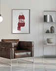 Poster - Get cozy (red)