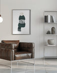 Poster - Get cozy (green)