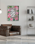 Poster - Floral silent night