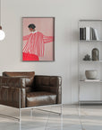 Plakat - The Woman With the Red Stripes - Bea Müller