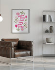 Plakat - Lets move - Rosana Laiz Blursbyai