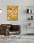 Plakat - Berit in ochre