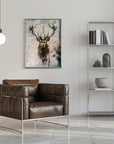 Plakat - Deer Ink Illustration 02