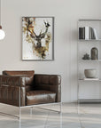 Plakat - Deer Ink Illustration 01