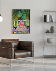 Plakat - Woman In Lotus Position - Admen.dk