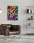Plakat - Din 131 Abstract Floral