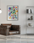 Plakat - Abstract Floral - Admen.dk