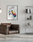 Plakat - Horse Wild Tribal Illustration Art 05