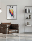 Poster - Horse Wild Tribal Illustration Art 06