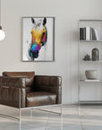 Plakat - Horse Wild Tribal Illustration Art 08
