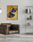 Plakat - Ginko Biloba Nature Floral Art (4)