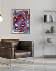 Poster - Dry directional strokes abstract 02