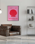 Plakat - Mermaidspinkred Ratioiso