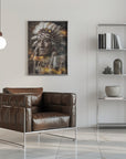 Plakat - Indian American Art Illustration Wallart 004
