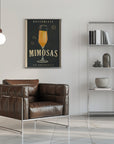 Poster - Bottomless Mimosas Art Deco Cocktail Bar Art