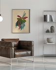 Plakat - Thea holiday bouquet in sepia